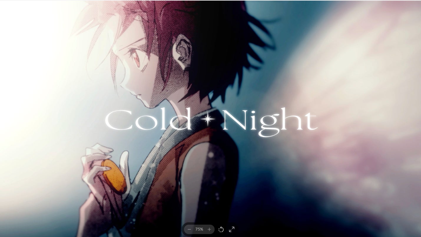 メダリストとHANA Cold Nightのコラボビジュアル