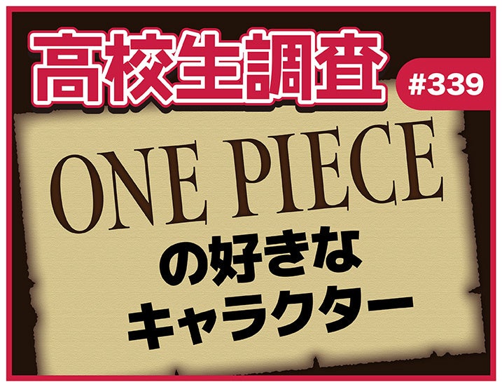 ONE PIECEキャラクター人気ランキング調査結果